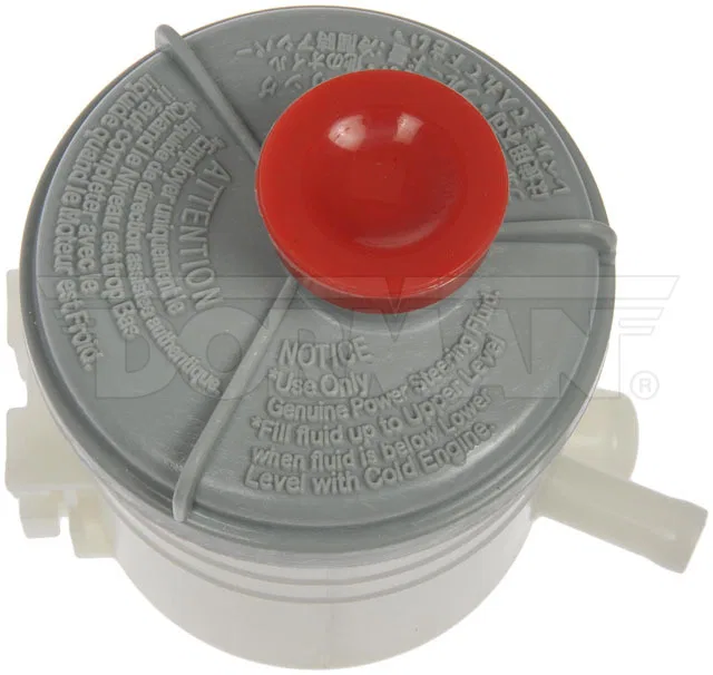 603-710 – DORMAN Power Steering Reservoir, OE Replacement Matte White Plastic With Gray Cap Single - view 2